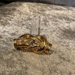 Vintage Gold Square Knot Scarf Slider